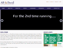 Tablet Screenshot of abdavid.com